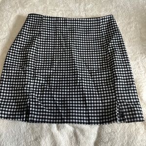 Gingham skirt